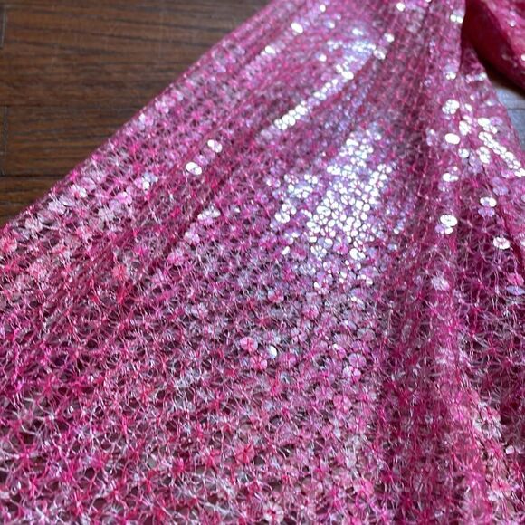 Verb by Pallavi Singhee Sheer-Sleeve Sequin Dress NWT - Picture 4 of 8